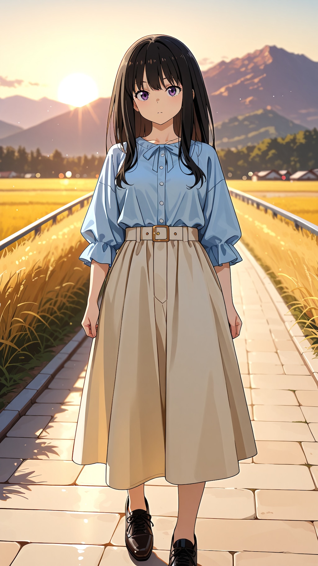棚田の眺め