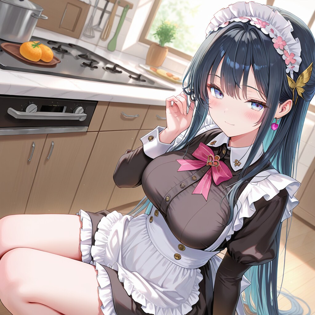 無口なメイドさん