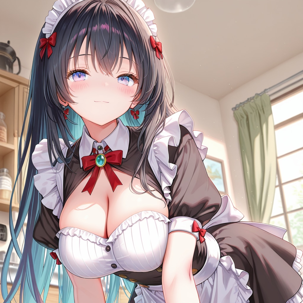 無口なメイドさん