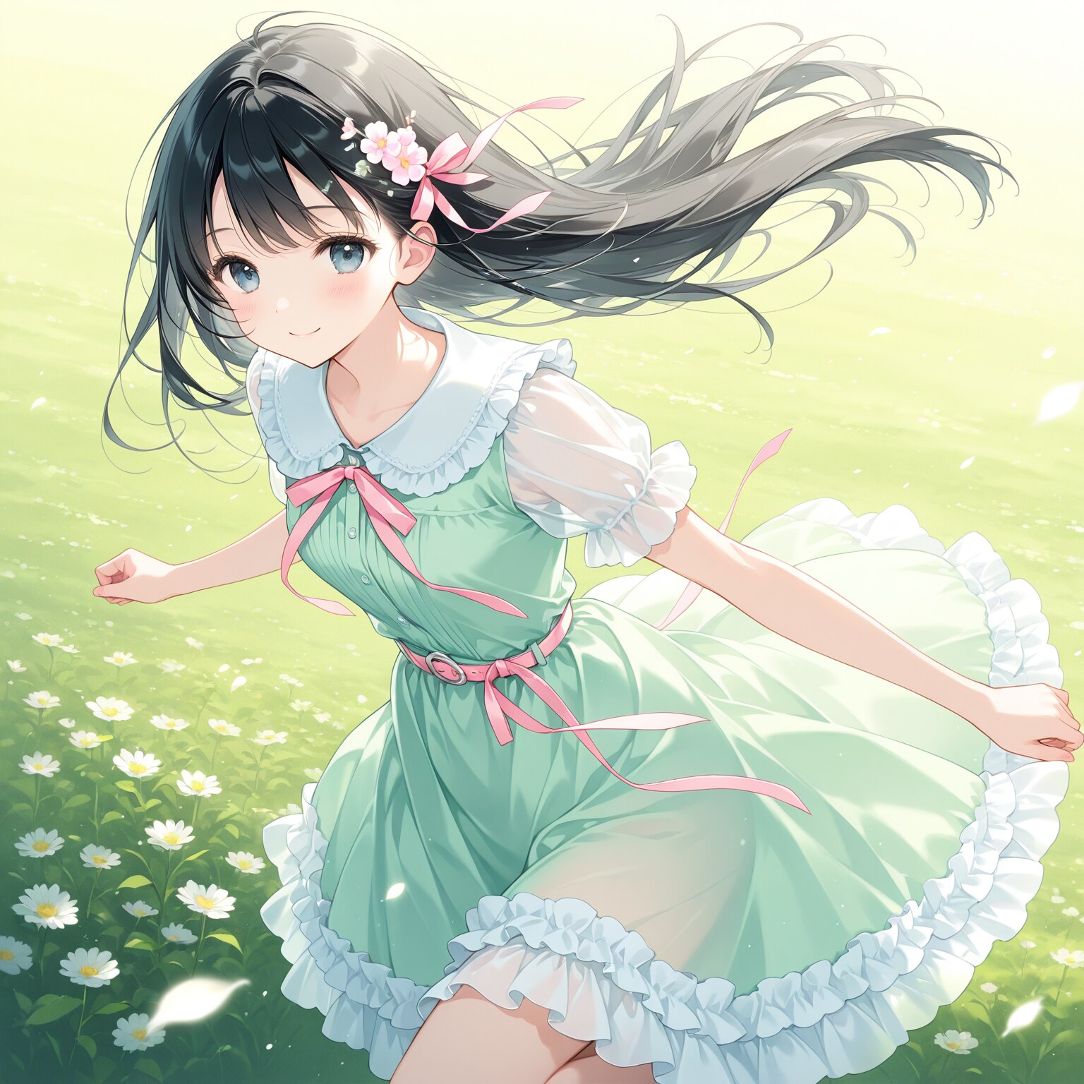 草原の少女
