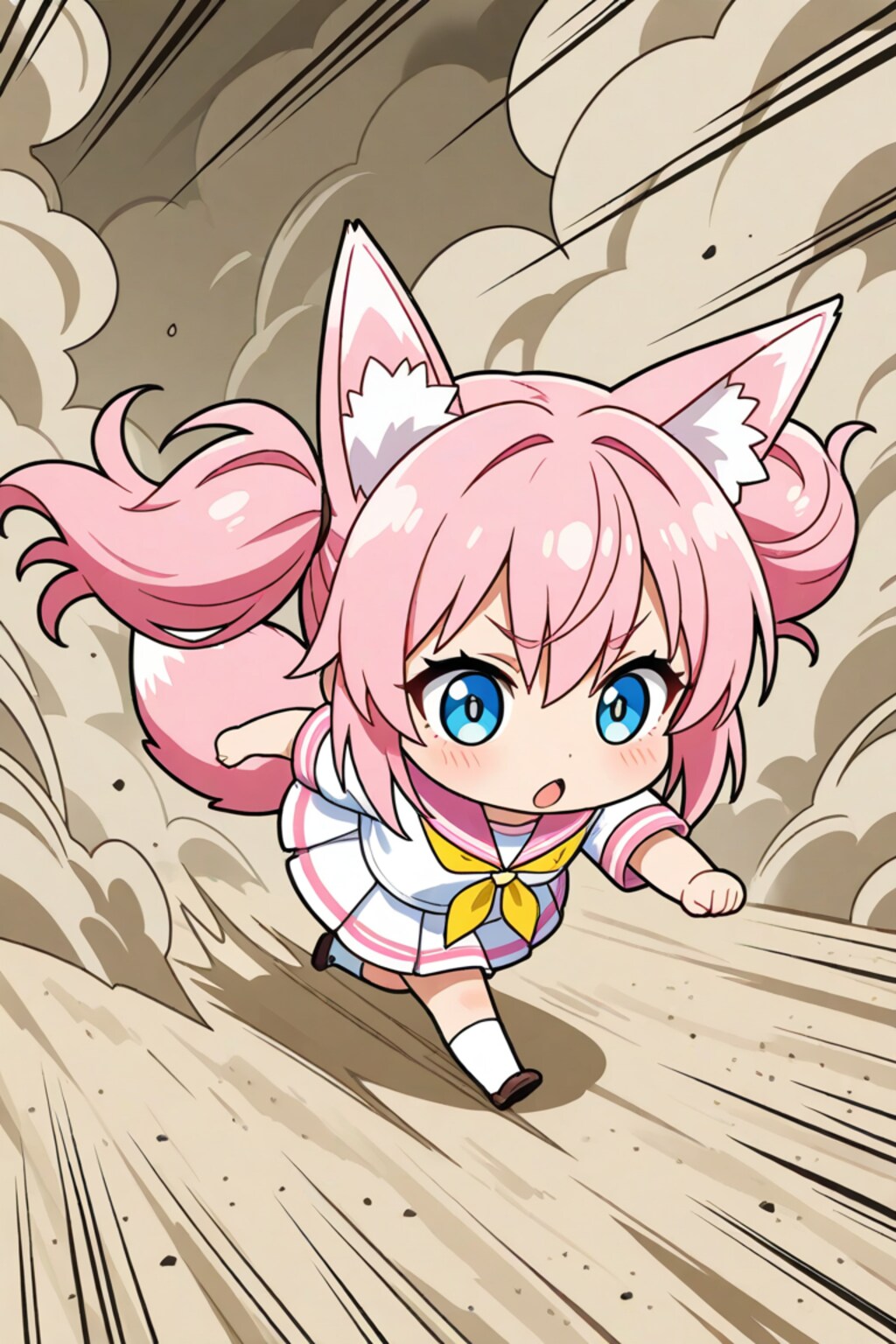 きつね耳花音ちゃん