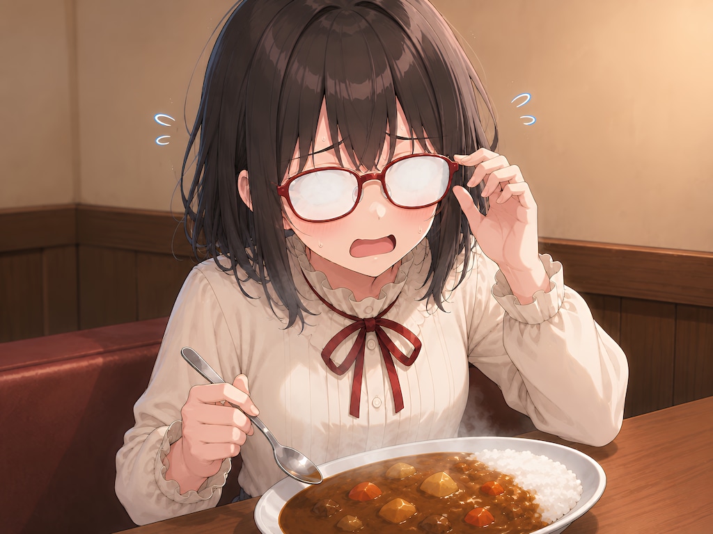 食事中は外そう