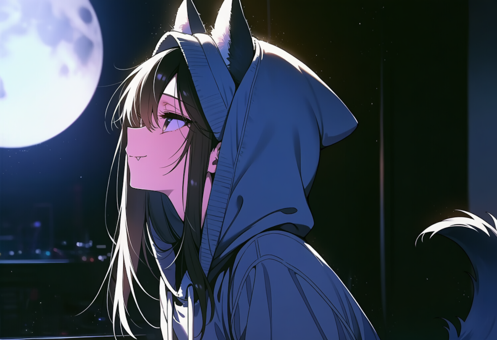 人狼少女　フード