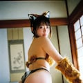 ふんどしのキツネコスプレ 4枚目