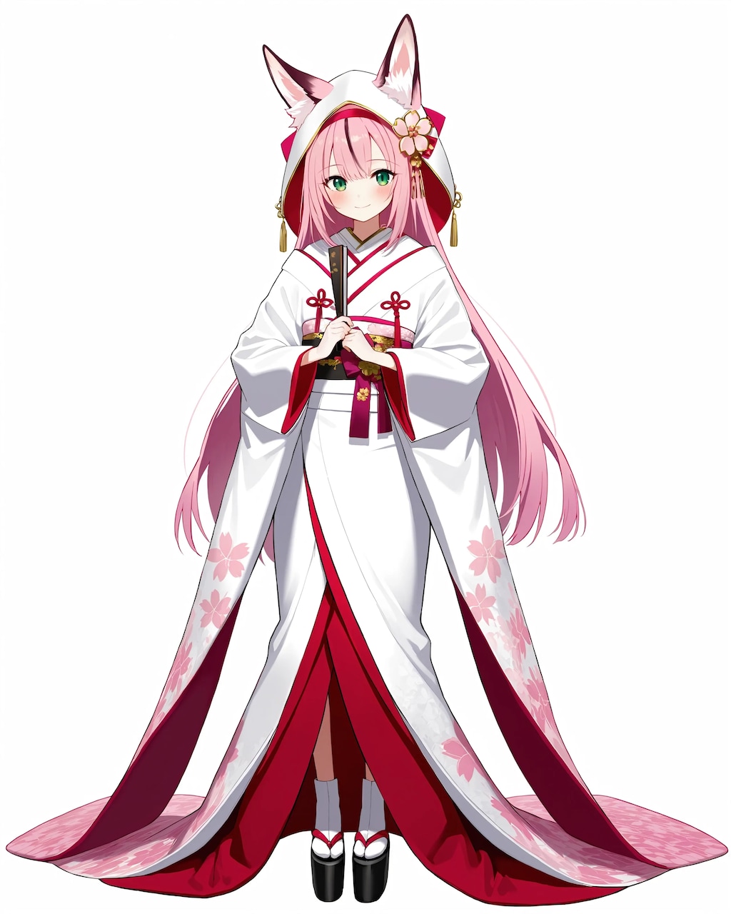 花嫁衣裳(白無垢)　花月(アズールレーン)