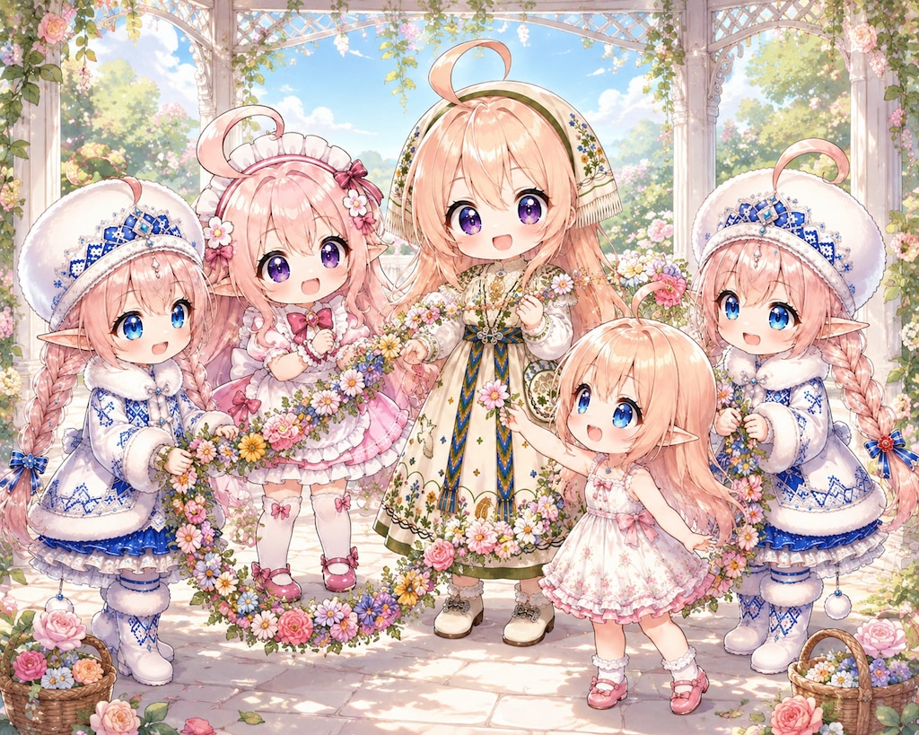 アホ毛五姉妹
