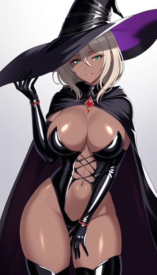 褐色肌の魔女