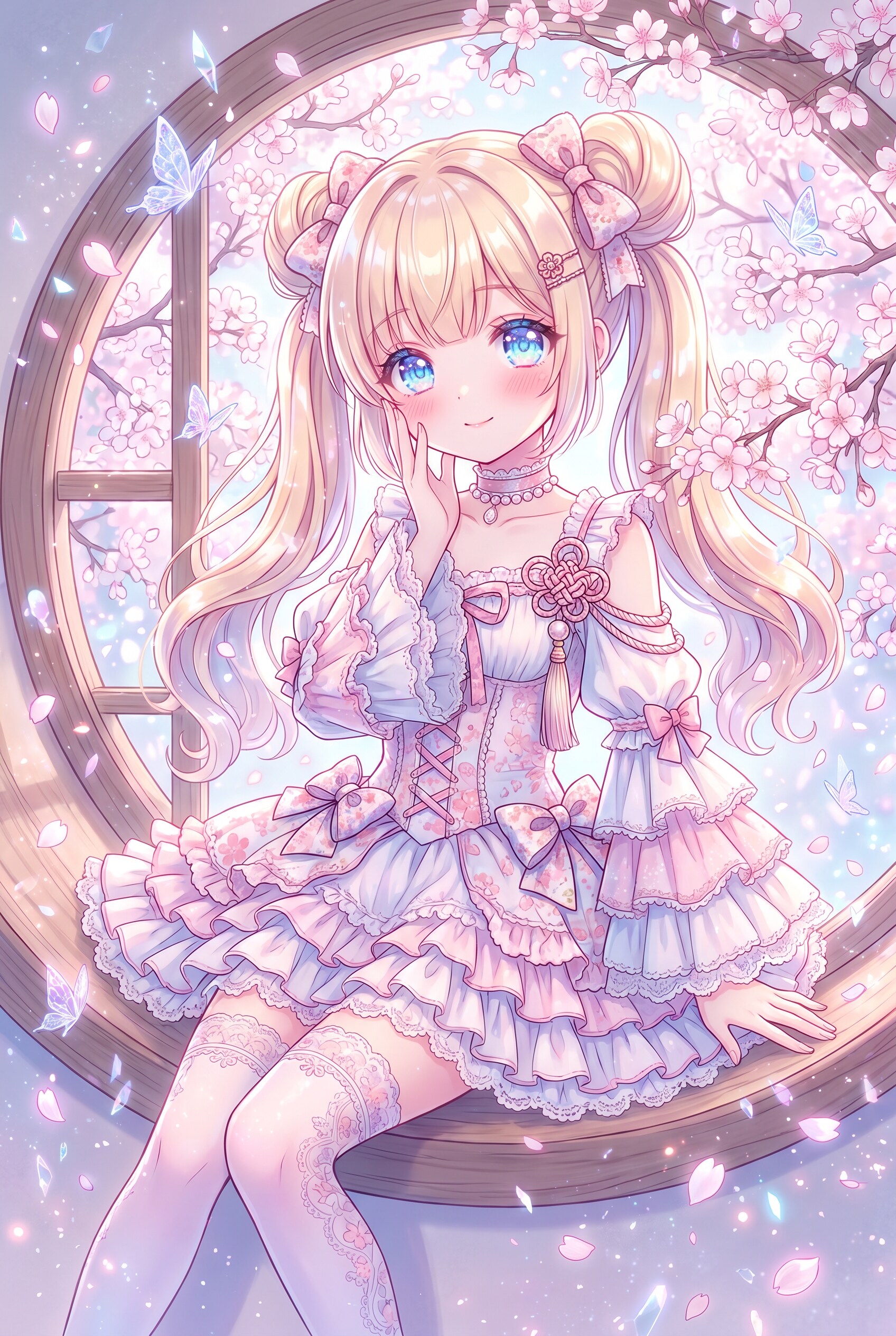 桜窓に咲く詠み手