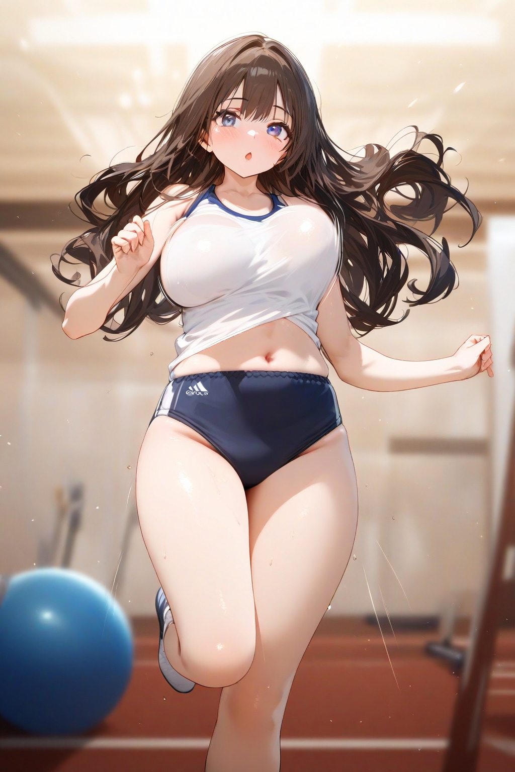 トレーニング中