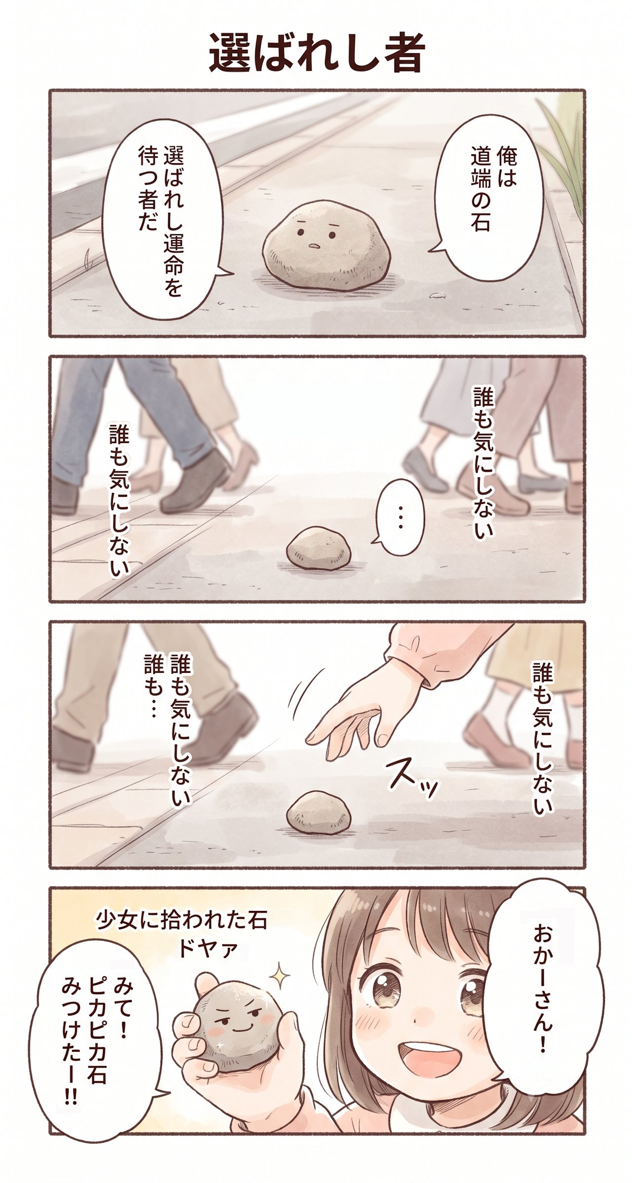#8 ゆる日常4コマ「選ばれし者」