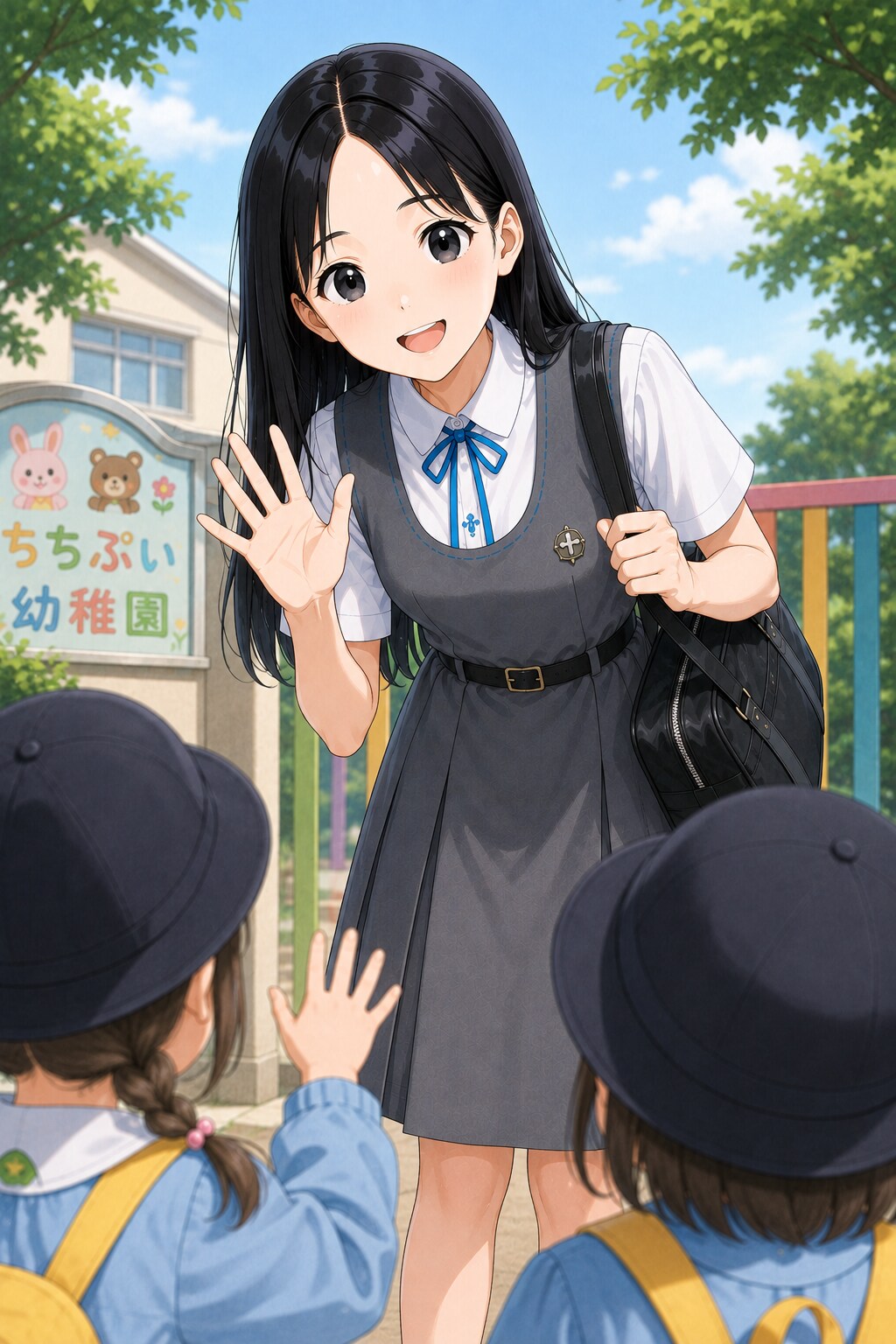 架空制服女子３７　美波ちゃん | の人気AIイラスト・グラビア