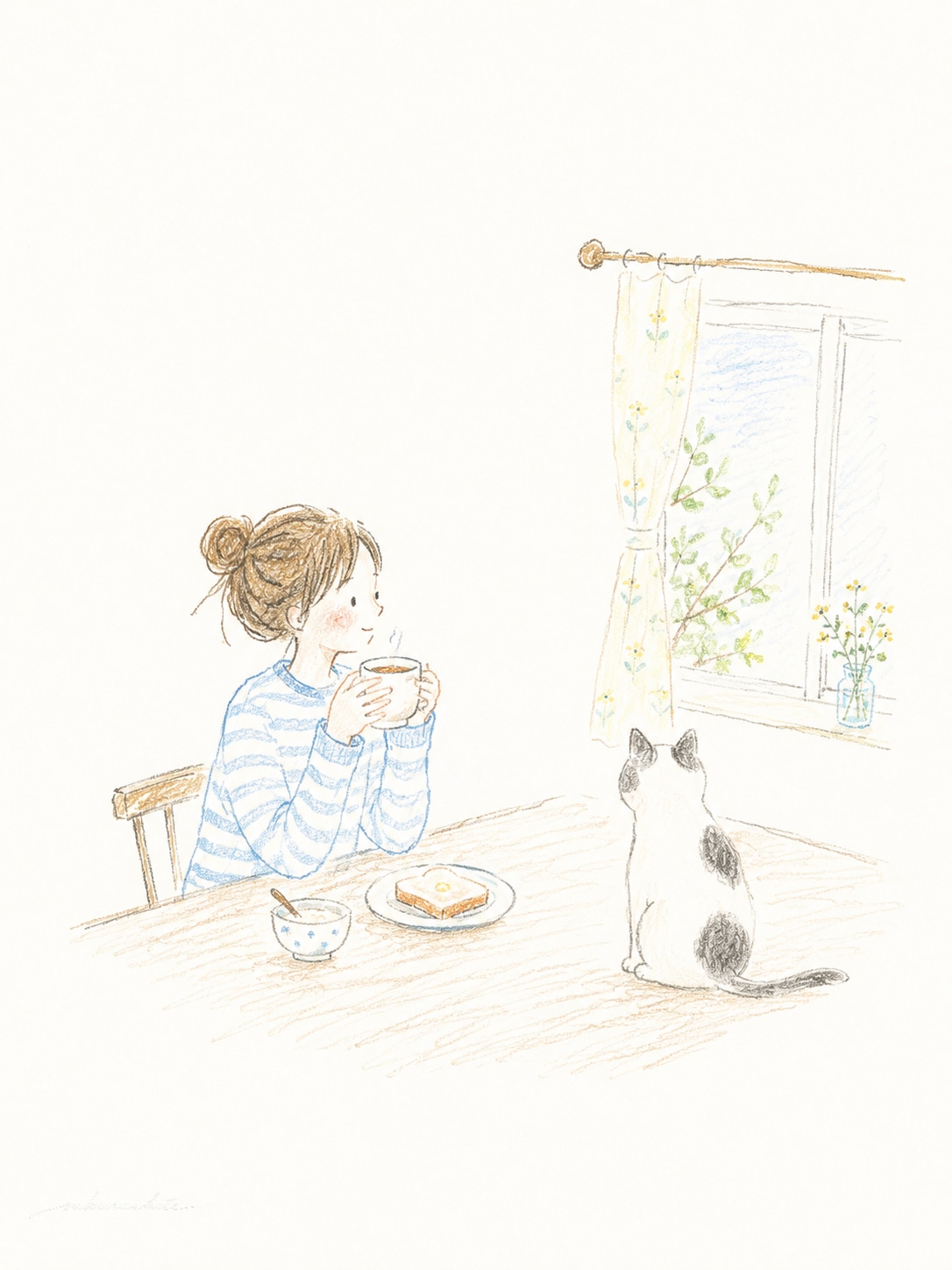 おはよー🥰 | の人気AIイラスト・グラビア