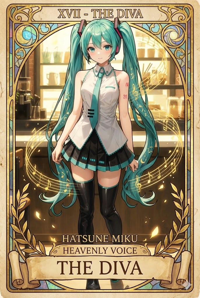 初音ミクのタロットカード | の人気AIイラスト・グラビア