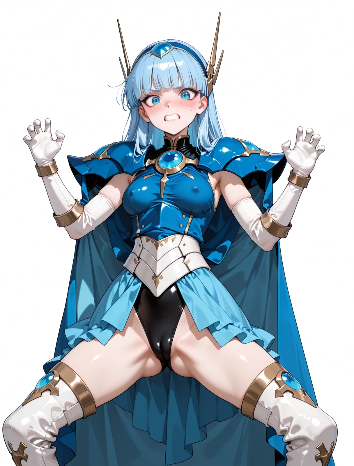 龍咲海 開脚ポーズ
