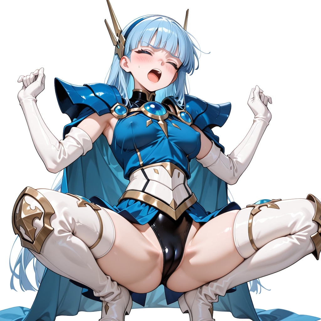 龍咲海 開脚ポーズ