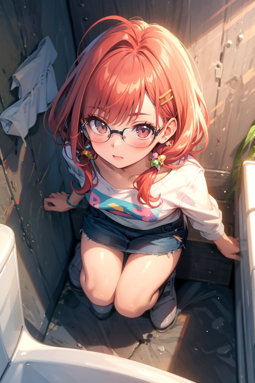 久しぶりにトイレの女の子