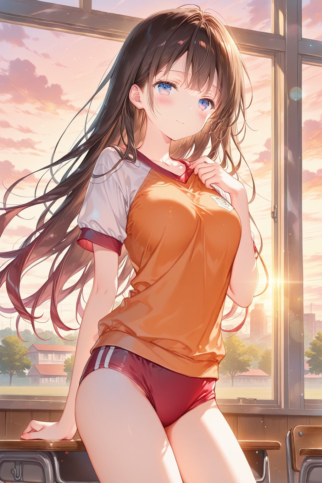 放課後少女(QILIN) | の人気AIイラスト・グラビア