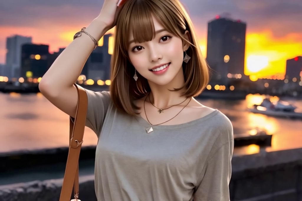 夕暮れ