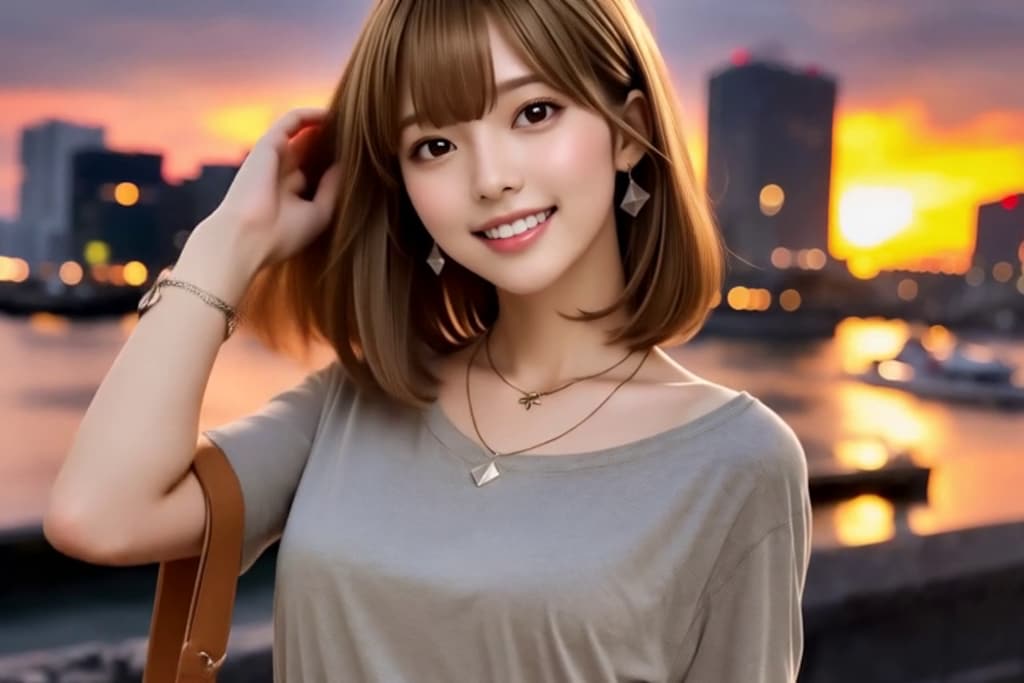 夕暮れ