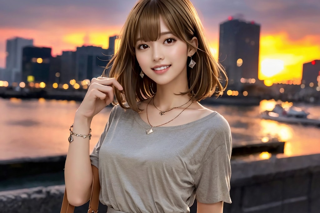 夕暮れ