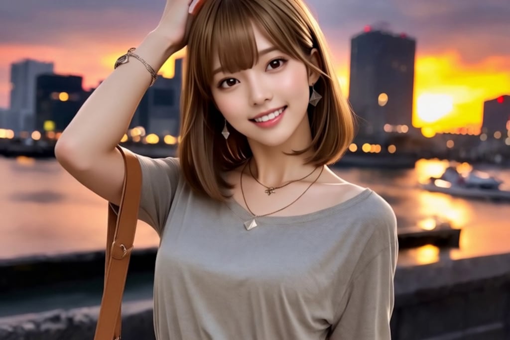 夕暮れ