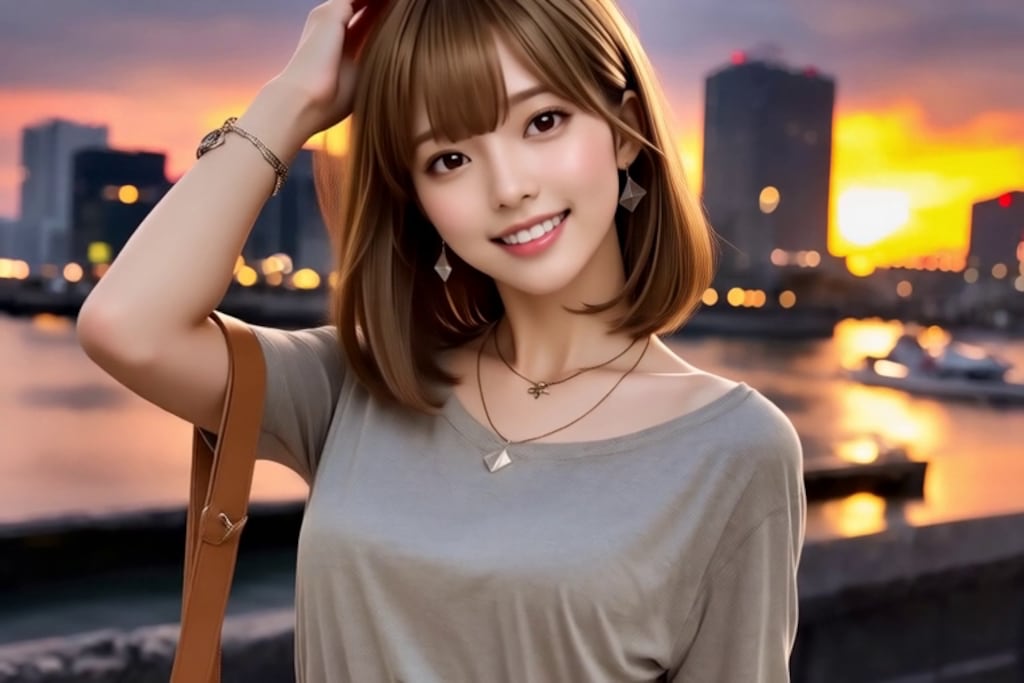 夕暮れ