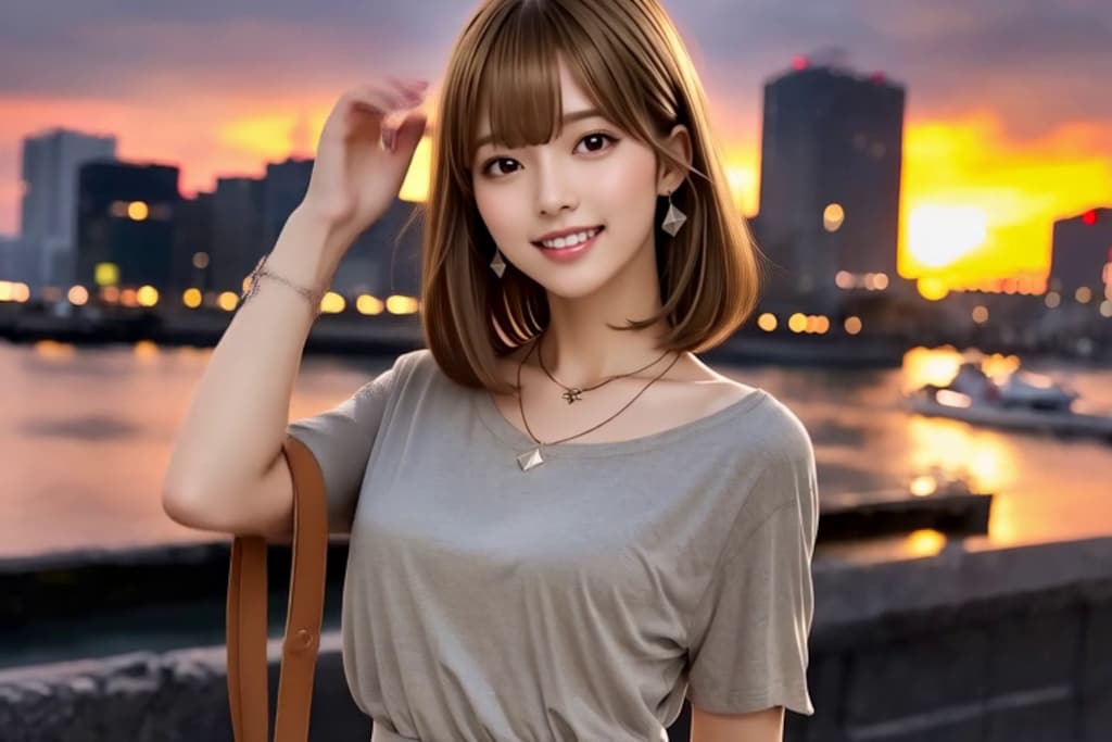 夕暮れ