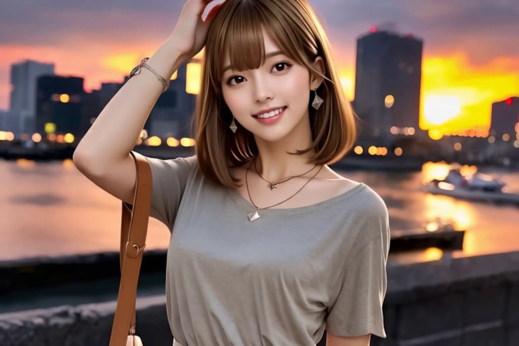 夕暮れ