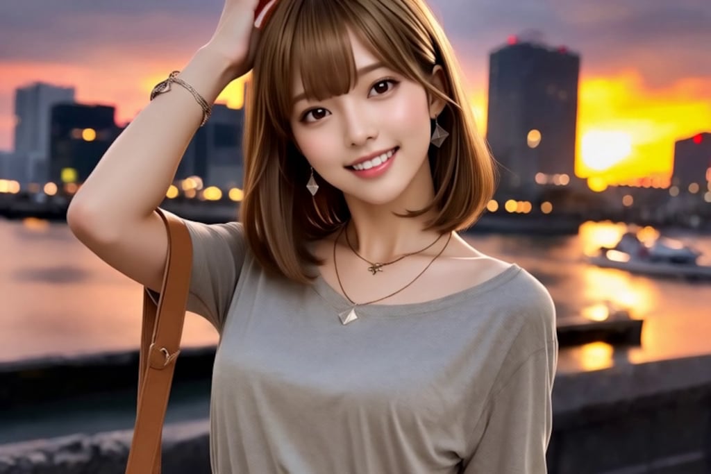 夕暮れ