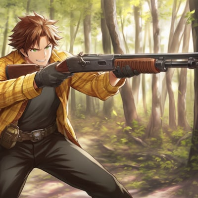 若猟師風 過去絵リメイク