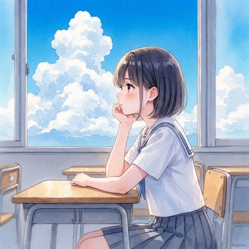 となりの席の娘