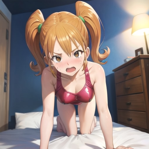 赤レオタード