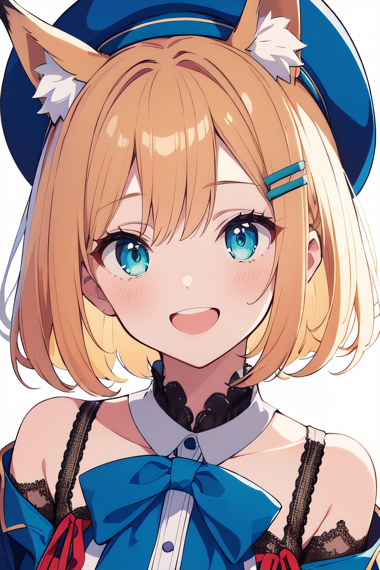 狐ベレー帽