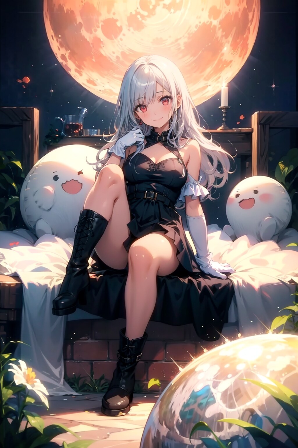 つきでか | の人気AIイラスト・グラビア