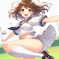 パンチラ野球（Copilot） 8枚目