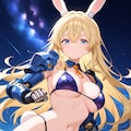 銀河を翔けるビキニアーマーうさぎ剣士さん 5枚目
