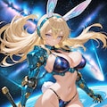 銀河を翔けるビキニアーマーうさぎ剣士さん 3枚目
