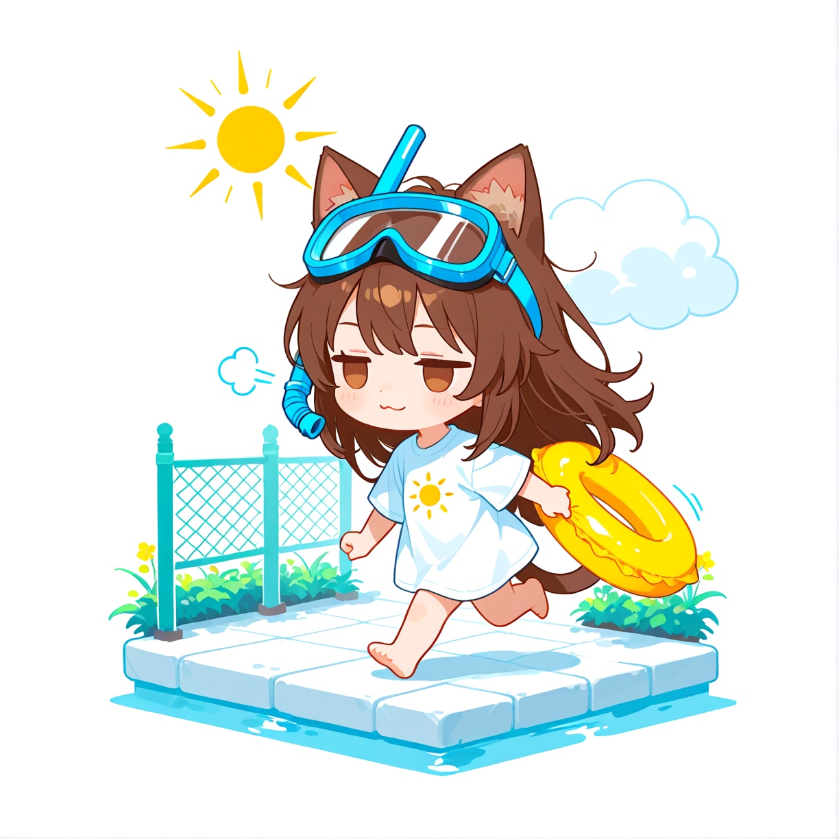 プール♪ | の人気AIイラスト・グラビア