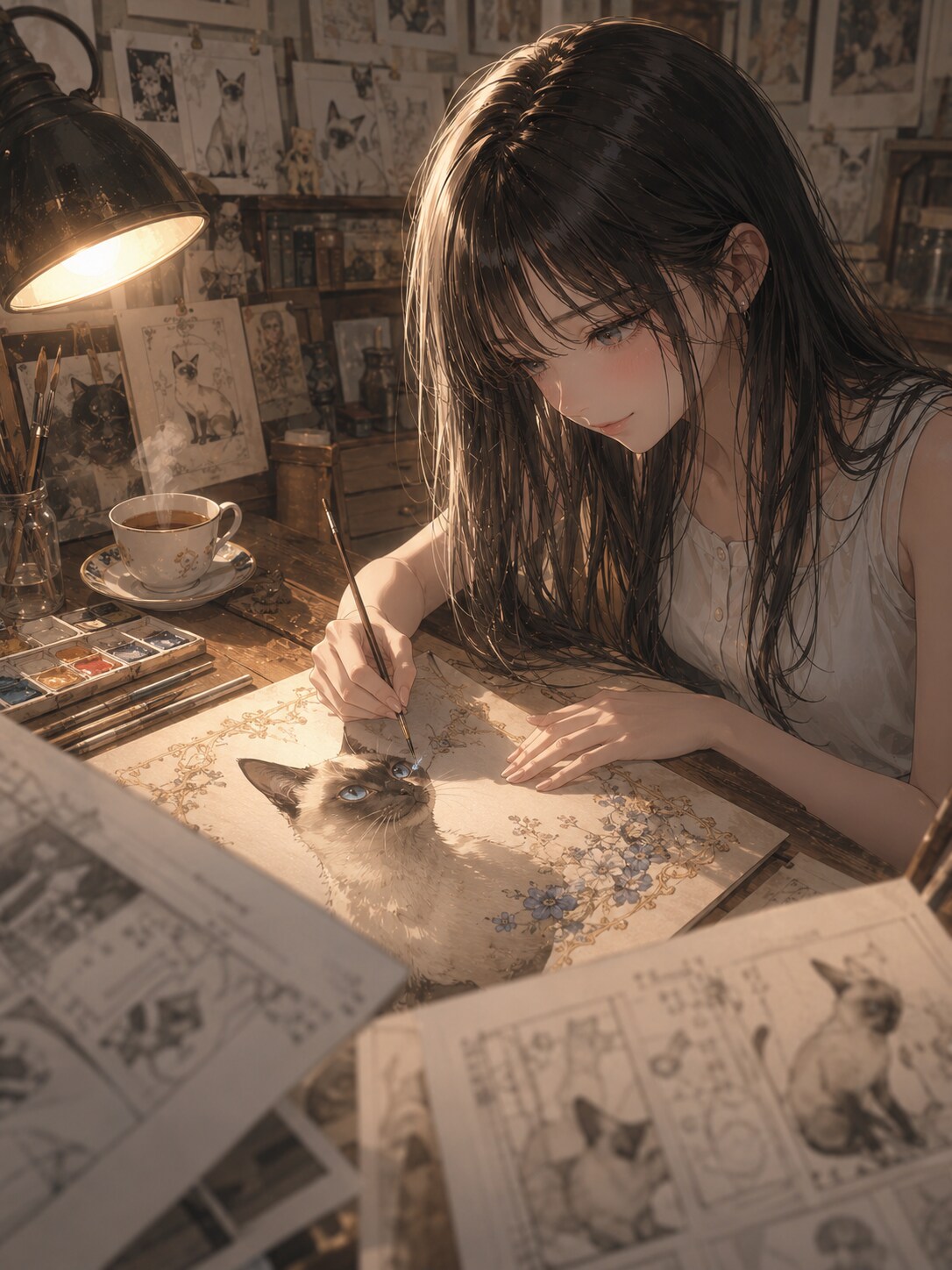 絵本作家な波夷羅ねず | の人気AIイラスト・グラビア