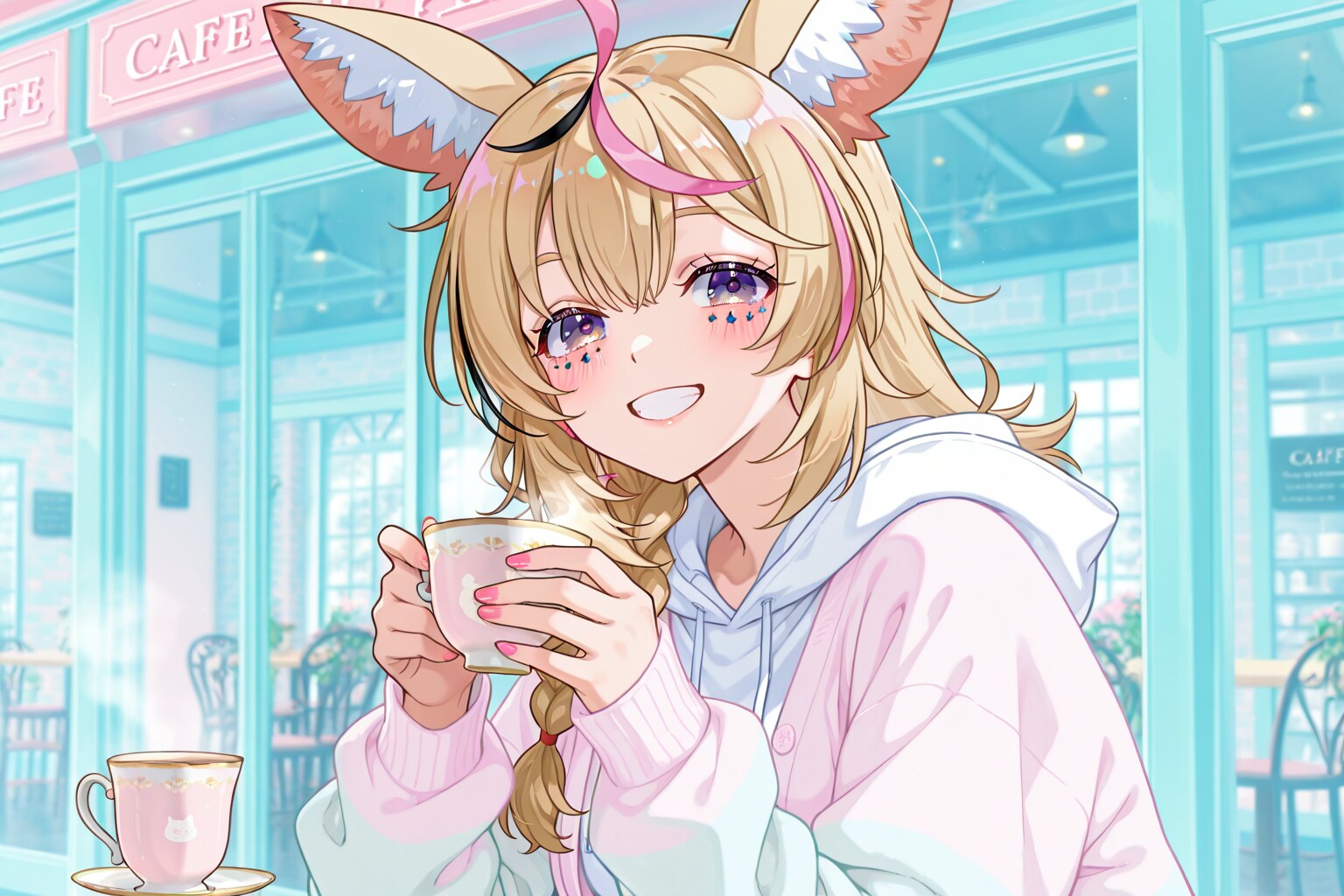 Pastel tea time