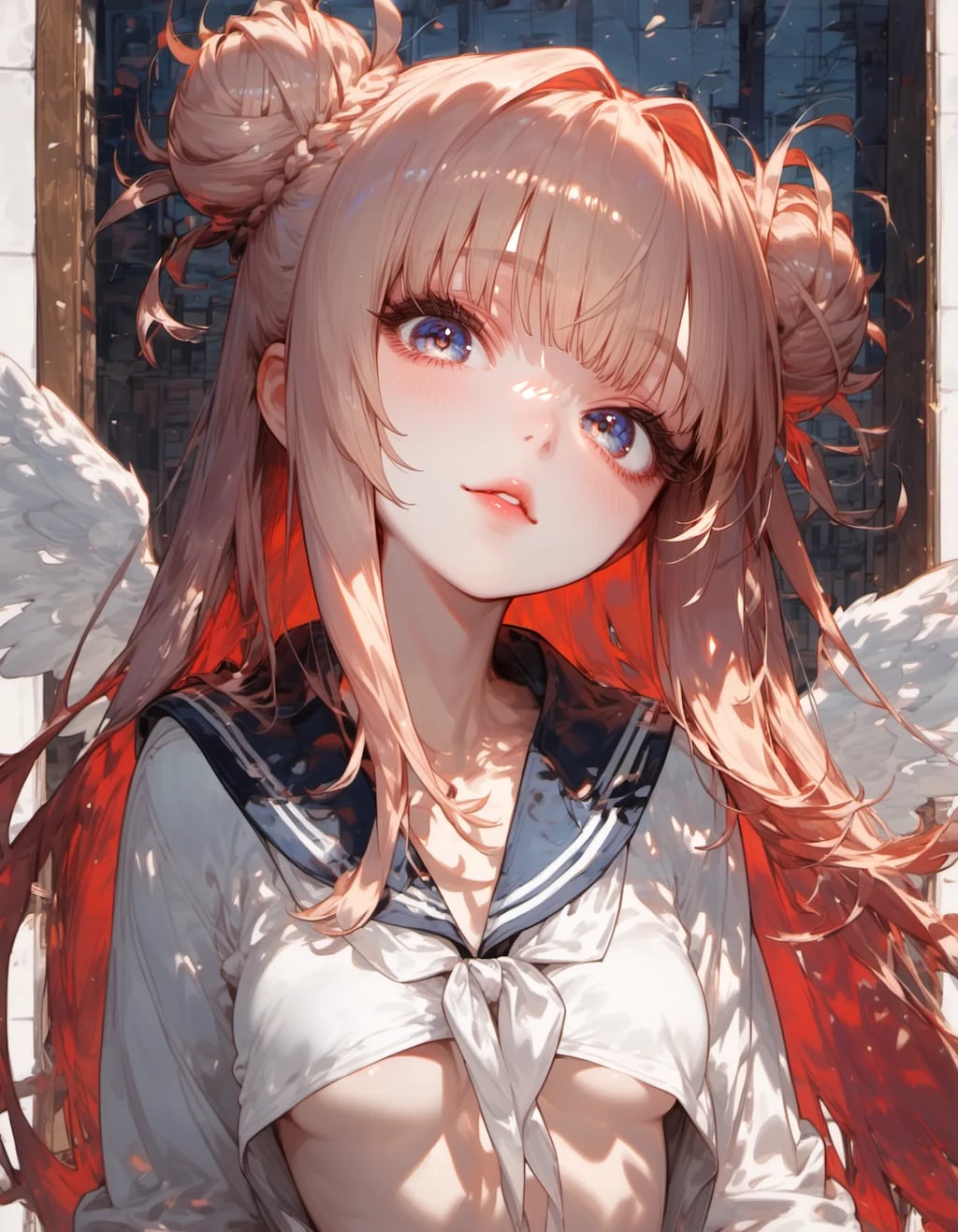 The Cherub’s Gentle Gaze