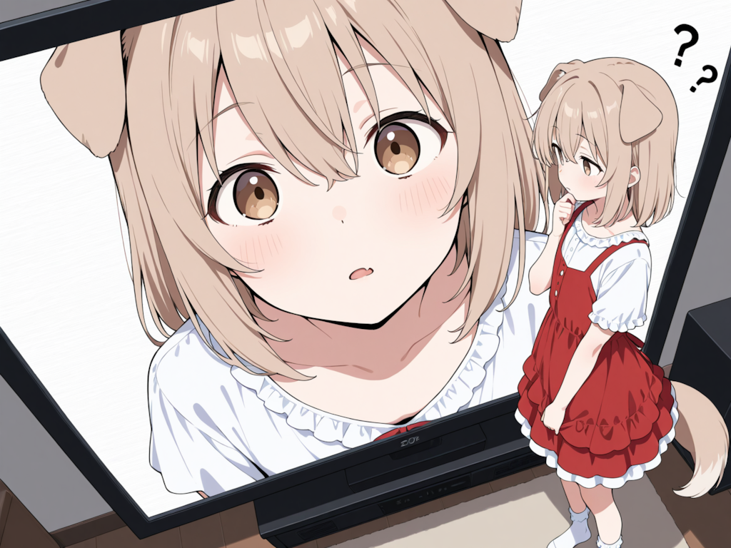 テレビに写る私はどこに居るの？