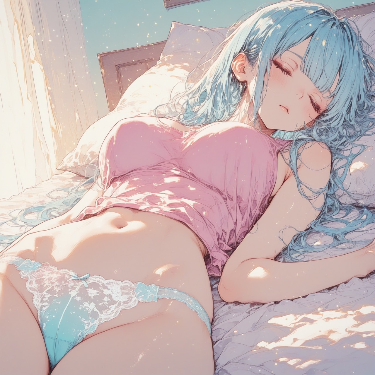 眠る少女