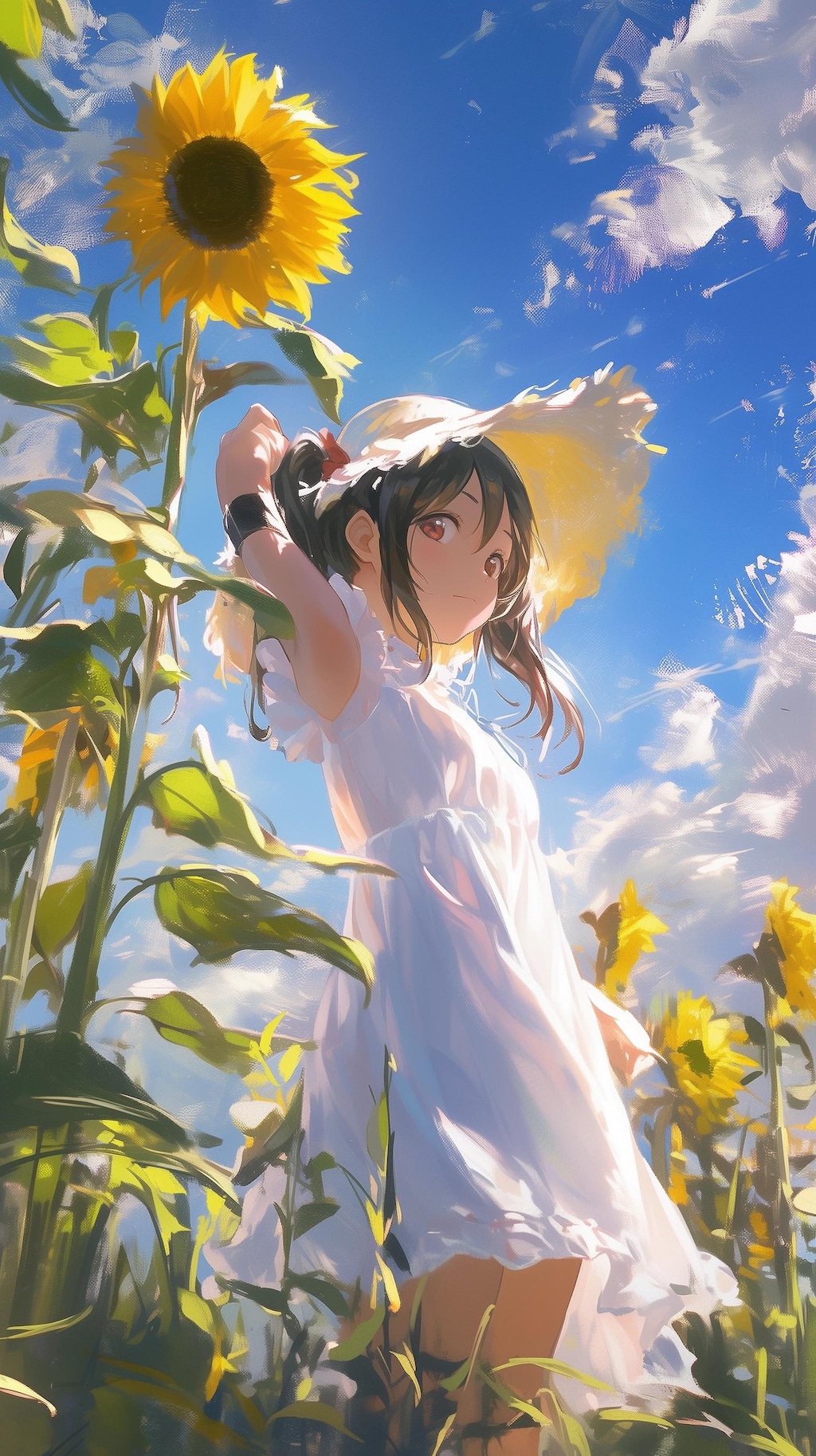 少女と向日葵３