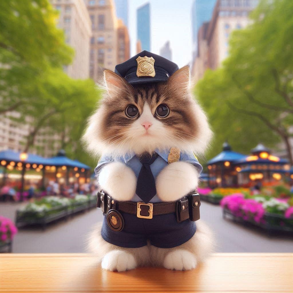 婦警の猫