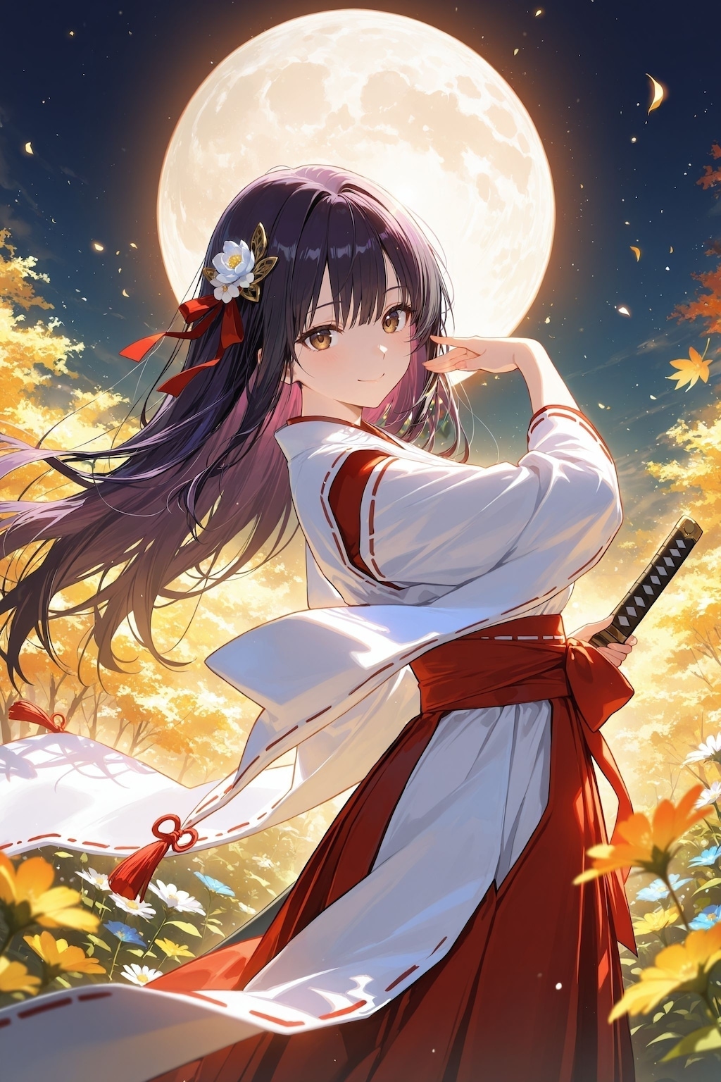 異世界神社の巫女さん（神楽さん）