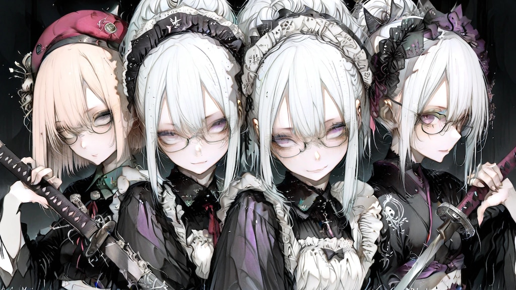 Maid Quartet: Four Shops, Four Styles