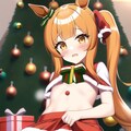 サイドポニーテールの マヤノトップガン(クリスマス) 3枚目