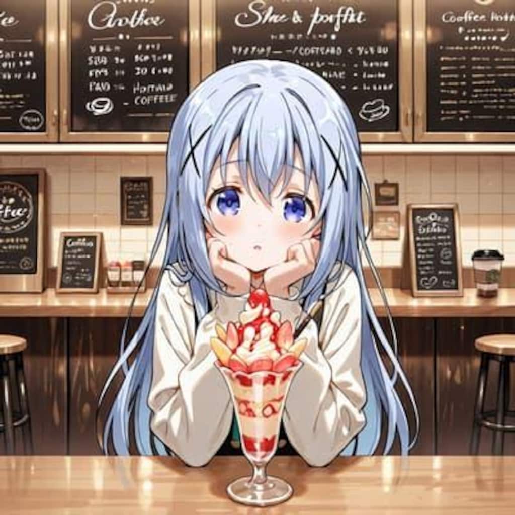 コーヒー飲みすぎよ。あとパフェも。