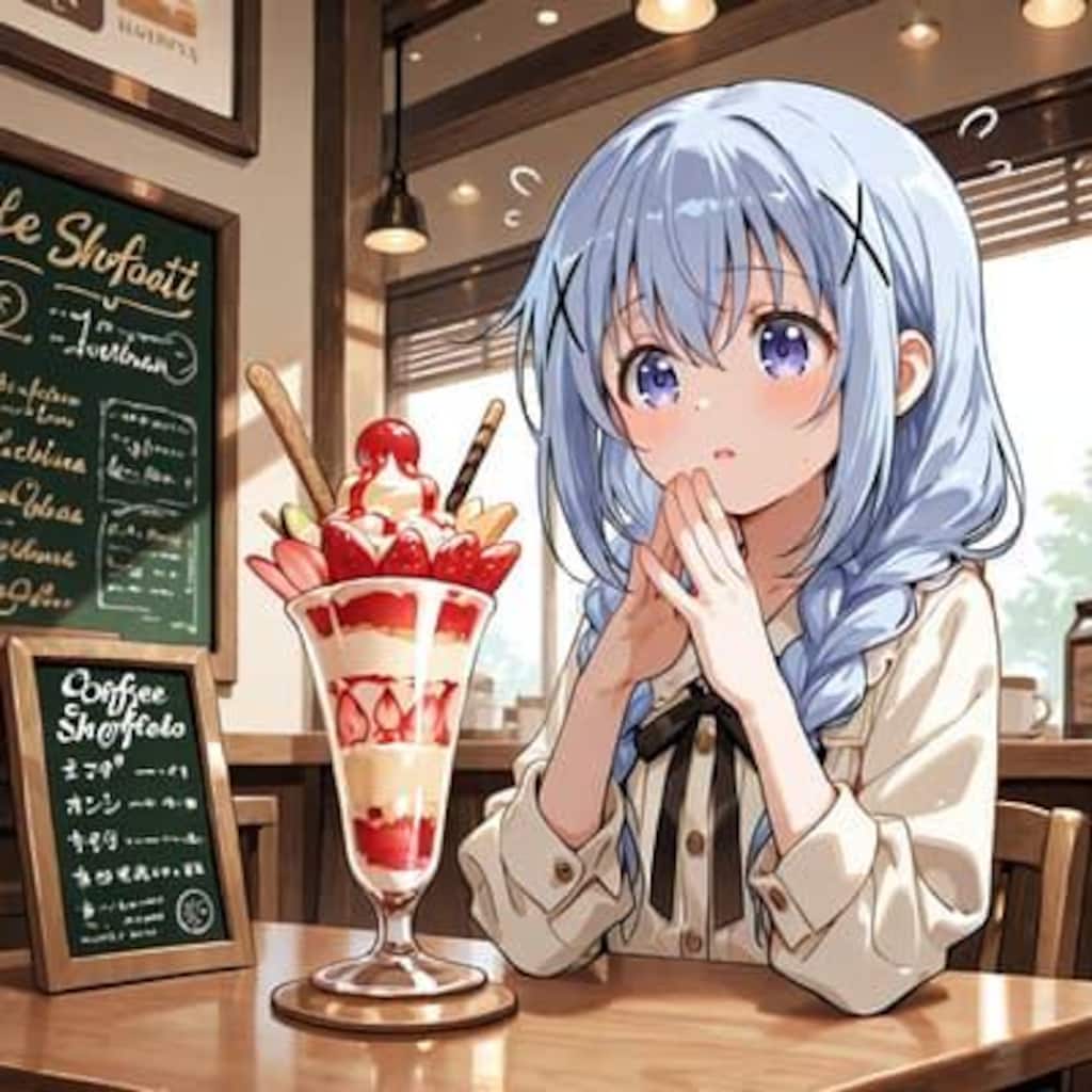 コーヒー飲みすぎよ。あとパフェも。